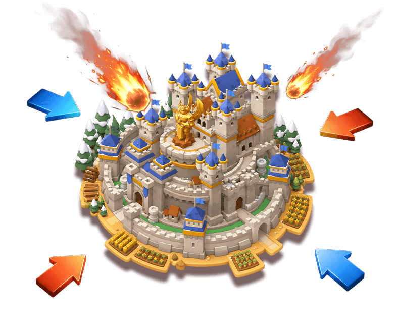 Original Top Lords artwork of the Capital under siege